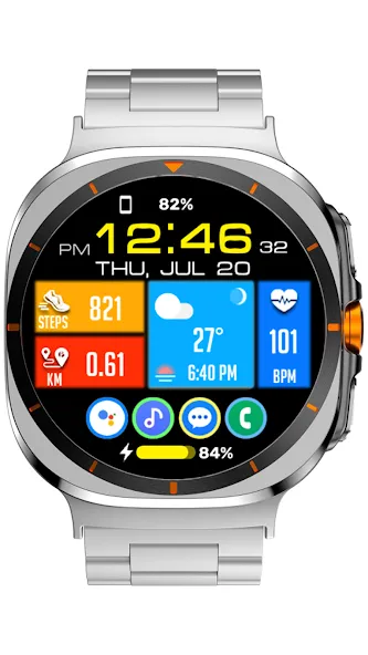 Tiles Window Watch Face NTV556 screenshot 2