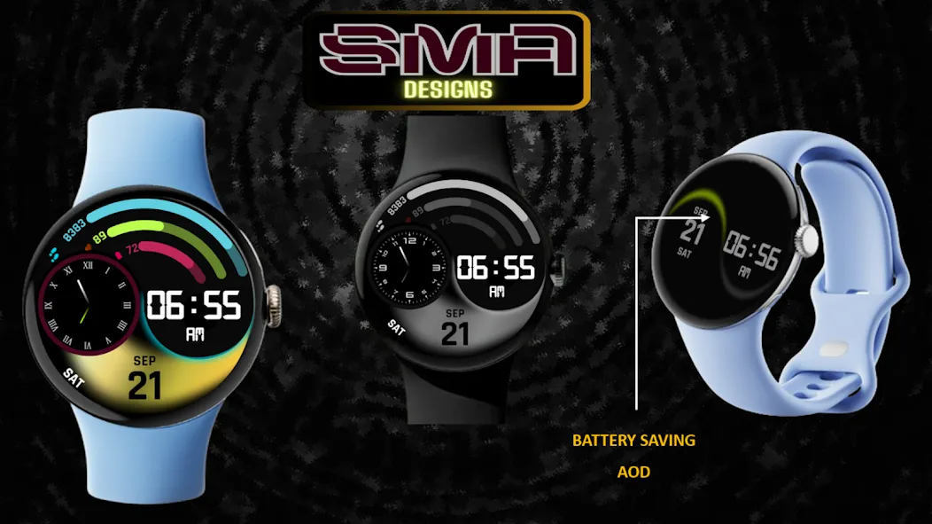 RainbowChrono WatchFace SAM-29 screenshot 18