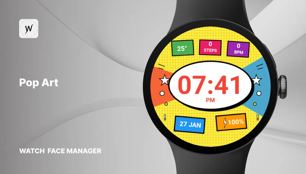 Pop Art - watch face screenshot 1