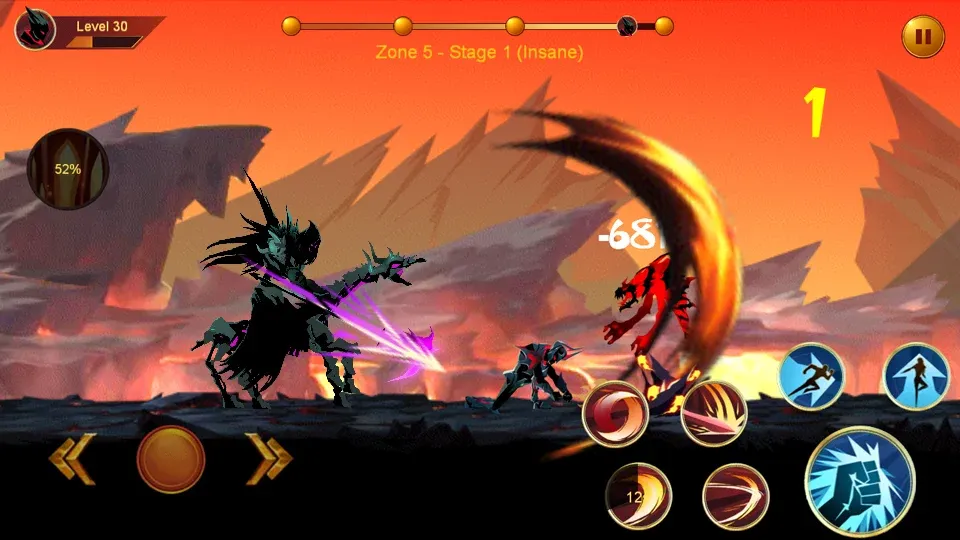 Shadow fighter 2: Ninja games screenshot 1