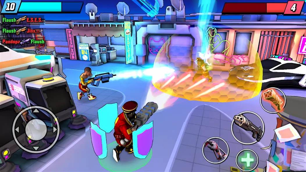 Gridpunk Battle Royale 3v3 PvP screenshot 2