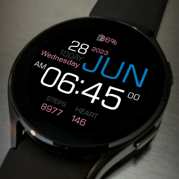 Key090 Digital Watch Face screenshot 4