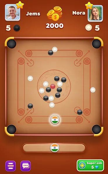 Carrom Cricket: Disc Pool Game screenshot 8