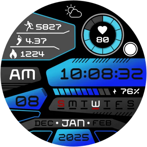 Digital Quantum HUD Watch Face screenshot 18