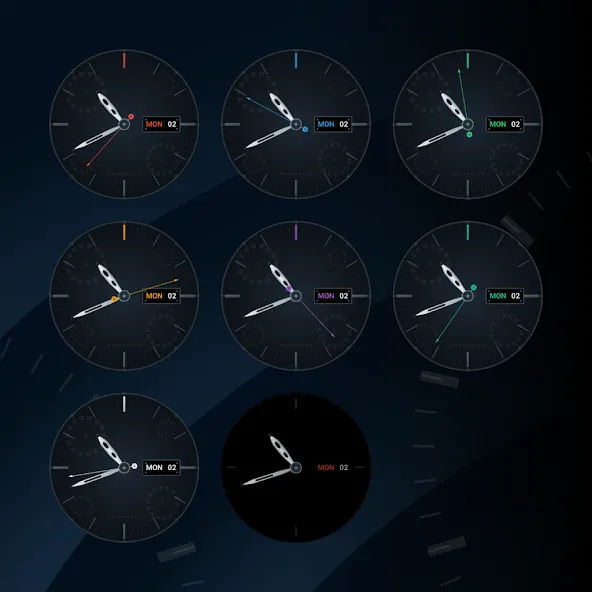 Dark Mechanism - watch face screenshot 3