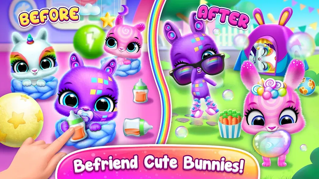 Bunnsies - Happy Pet World screenshot 5