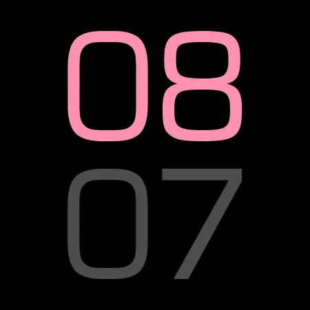 Key077 Futuristic Watch Face screenshot 26