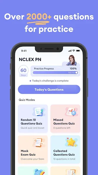NCLEX PN Exam Practice 2026 screenshot 1
