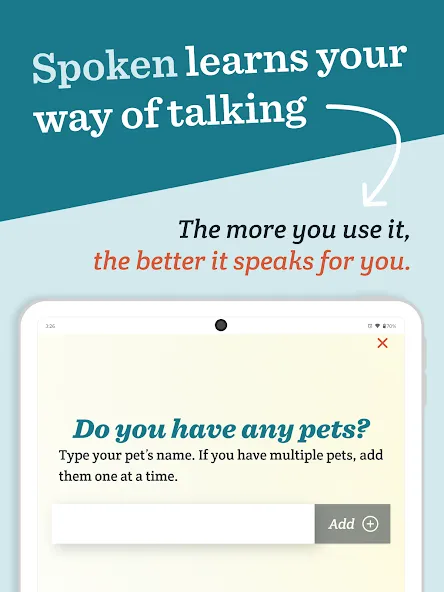 Spoken – Tap to Talk AAC screenshot 8