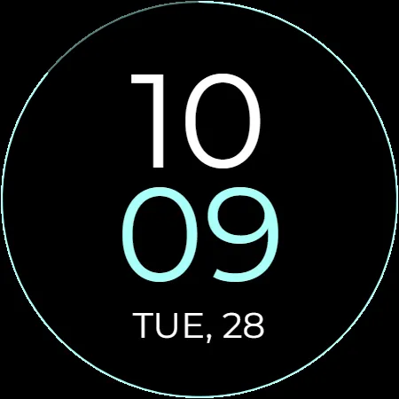 Minimal Watch Watch Face screenshot 12