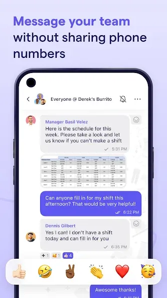 Breakroom Chat & Scheduling screenshot 3