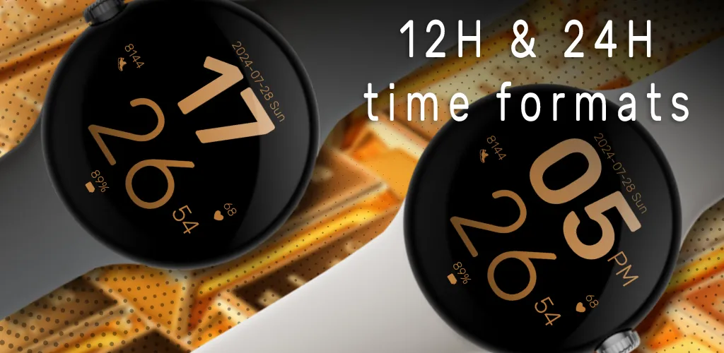 Rose Gold Elegant Watch Face screenshot 1