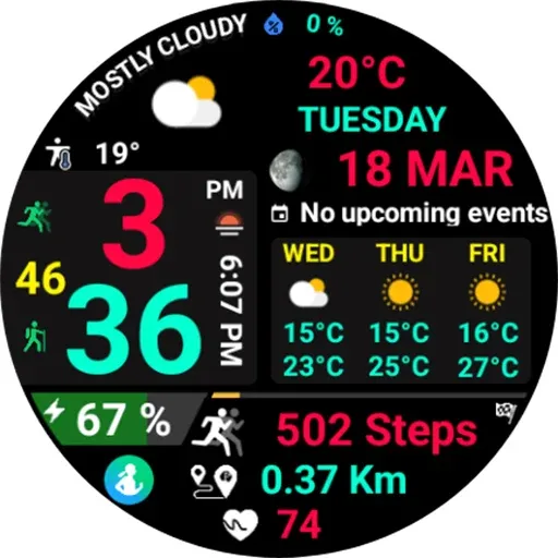 Digital Weather D Sport NTV580 screenshot 31