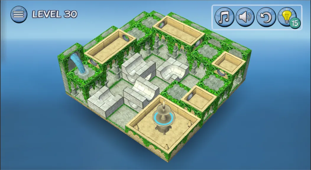 Flow Water Fountain Puzle 3D screenshot 11