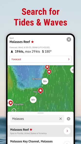 Windfinder: Wind & Weather map screenshot 7