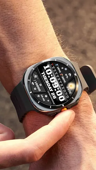 N-SPORT704 Weather Time Watch screenshot 2