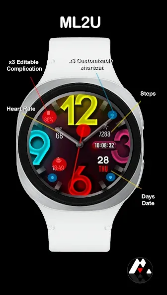ML2U 183b Neon Hybrid Face screenshot 2