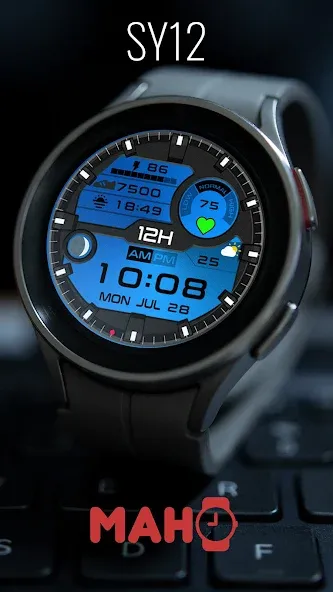 SY12 Watch Face for Wear OS screenshot 4