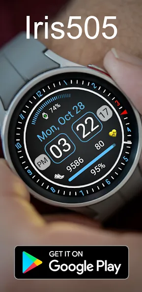 Iris505 Digital Watch Face screenshot 3
