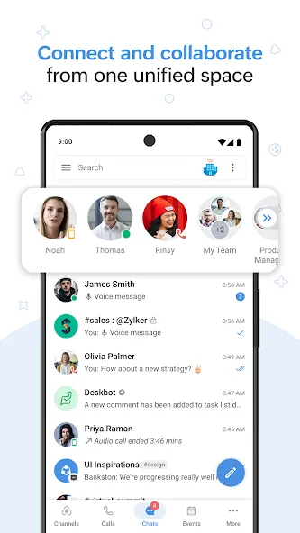 Zoho Cliq - Team Chat screenshot 1