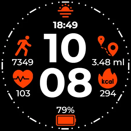 CC Clean 18 Watch Face screenshot 9