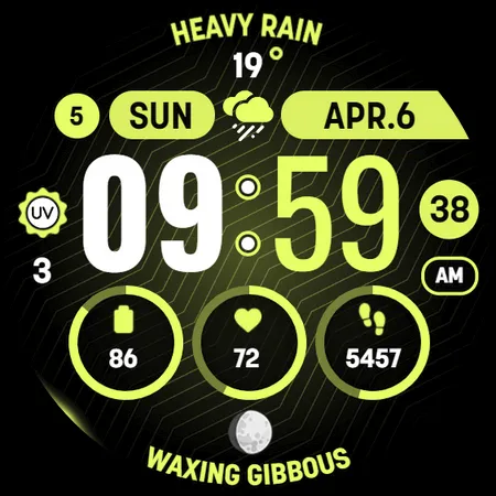 MOON KNIGHT Digital Watch Face screenshot 32