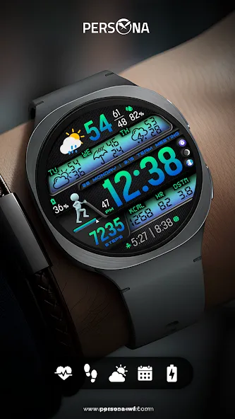PER36 Digital Watch Face screenshot 8