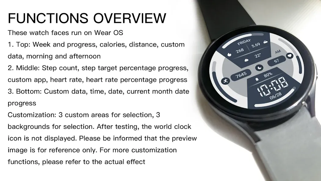 Blue Colors For Wear OS screenshot 5