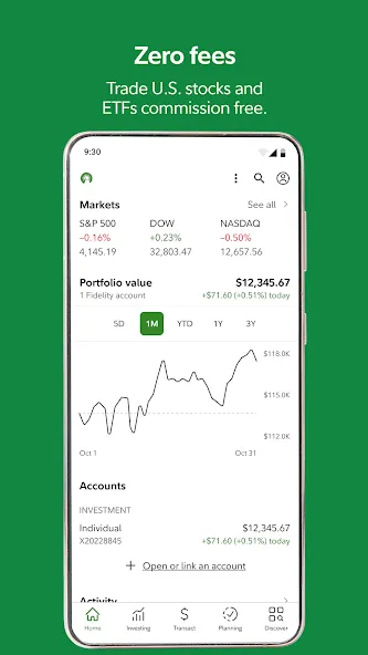 Fidelity Investments screenshot 2