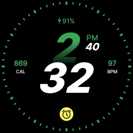 Speed Digital Watch Face screenshot 4