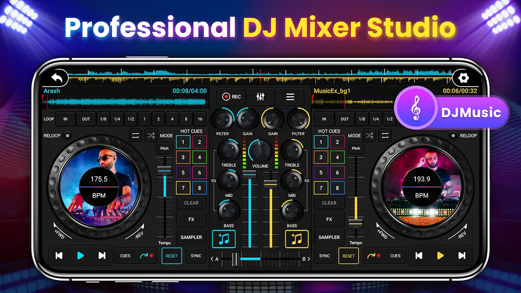 DJ 混音工作室 - DJ 音乐混音 screenshot 2