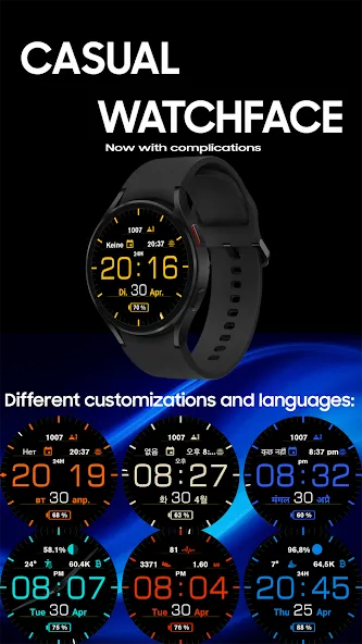 Casual Watch AKM Wear OS screenshot 7