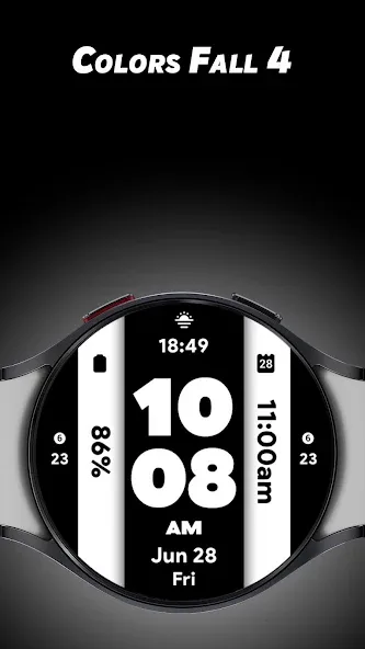 Colors Fall 4 - Watch face screenshot 1
