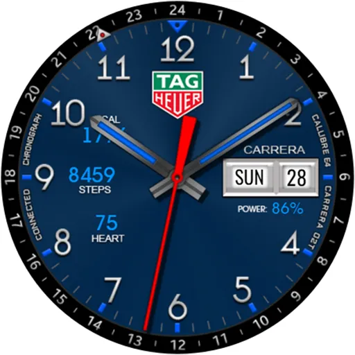 TAG CARRERA Hybrid Watch Face screenshot 23