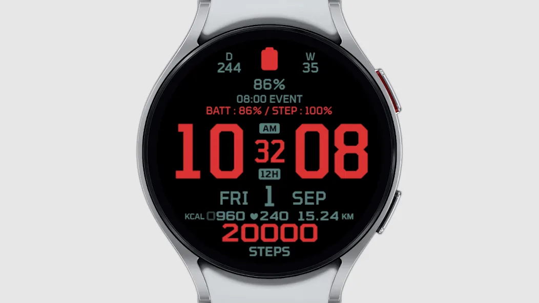 IWF AllNew Digi Pro watchface screenshot 4