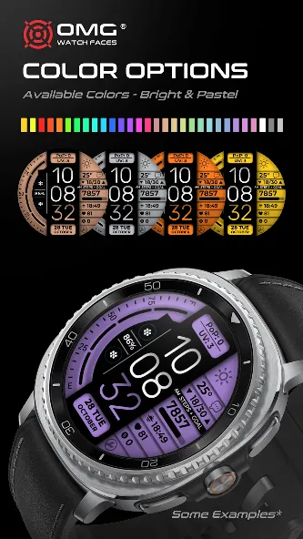 Digital Watch Face OMG 377 screenshot 6