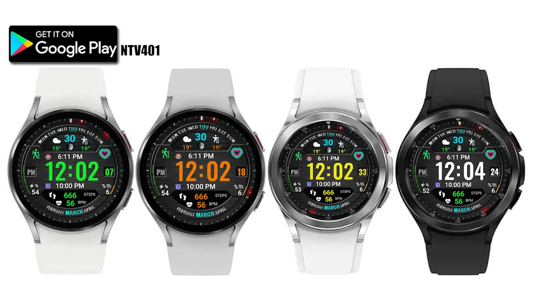 Digital Sport watchface NTV401 screenshot 23
