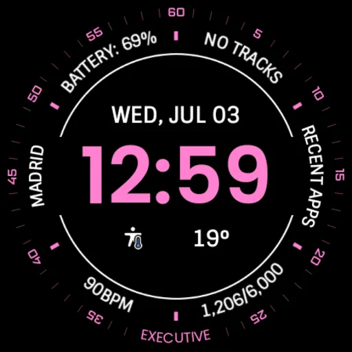 EXD059: Circular Watch Face screenshot 27