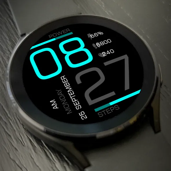 Key073 Digital Watch Face screenshot 2