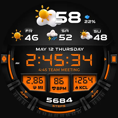 PER60 Extreme Watch Face screenshot 43