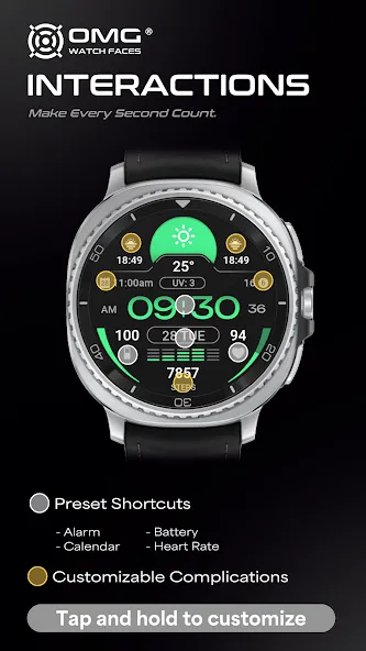 OMG 448 Weather Fitness Watch screenshot 3