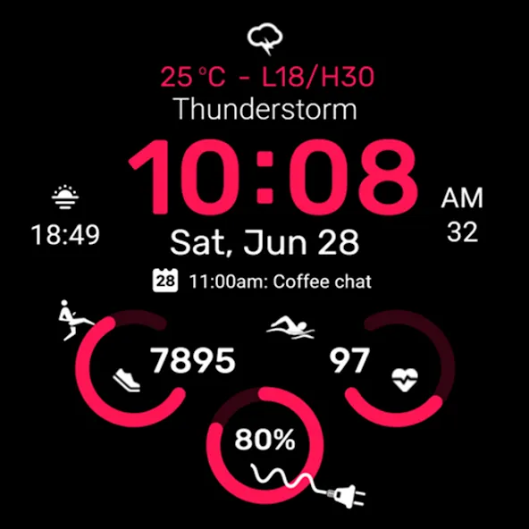 Watch face CNW-36 screenshot 31