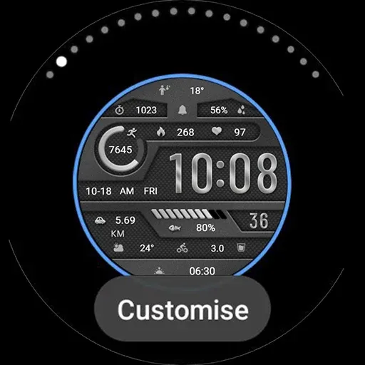 Elegant Gray Metal ZKin Watch screenshot 8