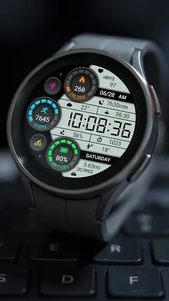 Retro Functional LCD ZKinWatch screenshot 22