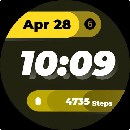 Simple Shadow Watch Face screenshot 10
