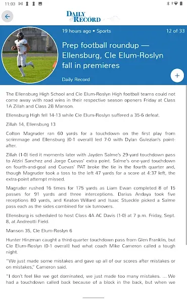 Ellensburg Daily Record screenshot 9