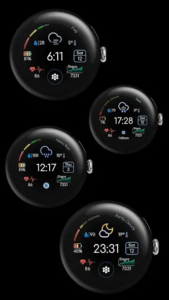 Digital Watchface D14 screenshot 3