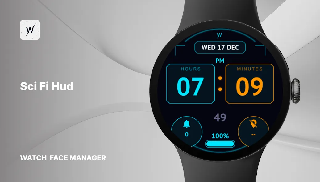 Sci Fi Hud - watch face screenshot 1
