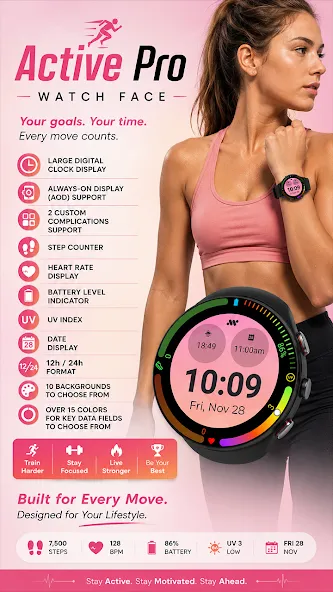 Active Pro Watch face screenshot 4