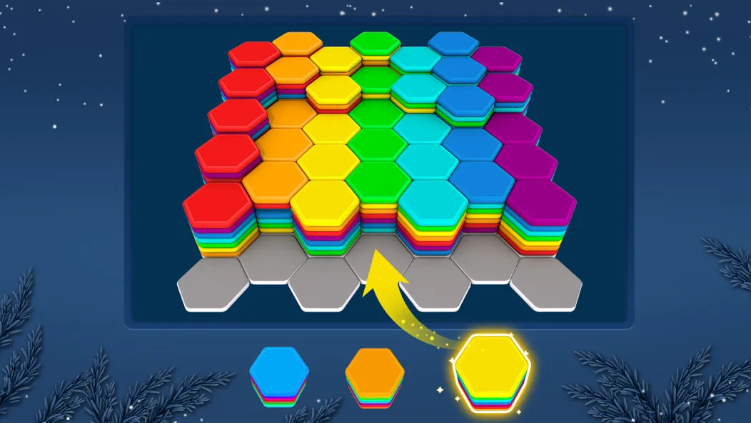 Hexa Master 3D - Color Sort screenshot 1